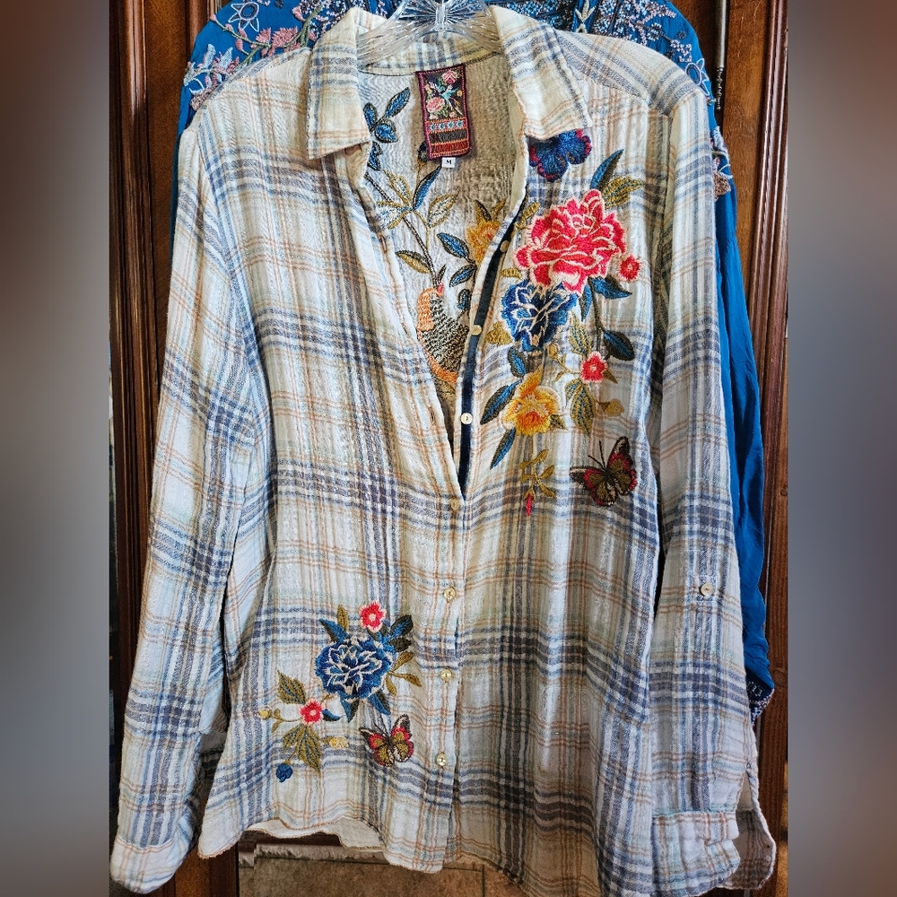 JOHNNY WAS BLOUSE